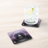 Lila Raum Getränkeuntersetzer (Rechte Seite)