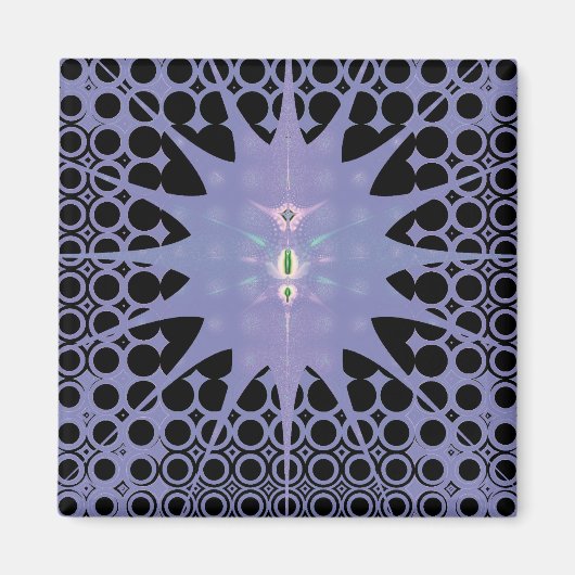 Lila Raum Magnet (Vorne)