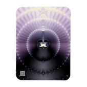 Lila Raum Magnet (Vertikal)