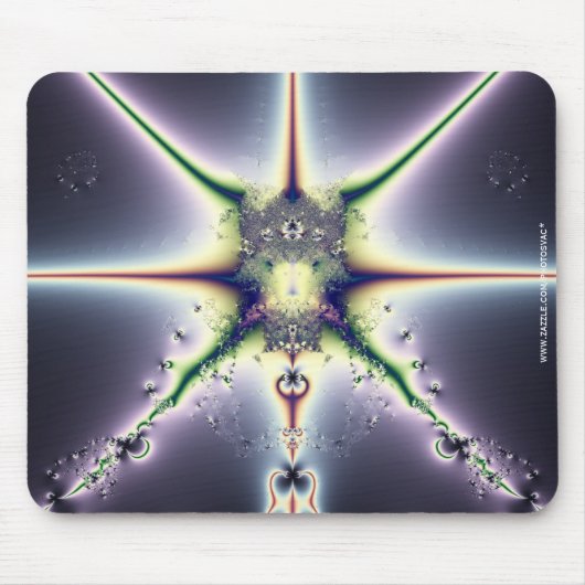 Lila Raum Mousepad (Vorne)