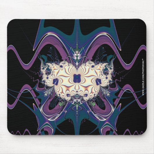 Lila Raum Mousepad (Vorne)