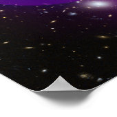 Lila Raumaufnahme Poster (Ecke)