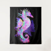 Lila Raumfahrtaktivum Wandteppich (Vorderseite)