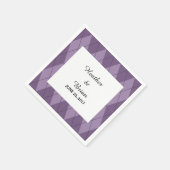 Lila Raute Papier Napkins Serviette (Ecke)