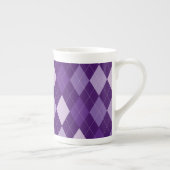 Lila Raute Porzellantasse (Rechts)