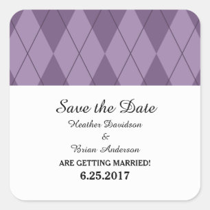 Lila Raute Save the Date Stickers
