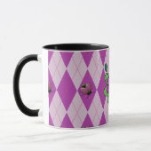 Lila Rauten-Marienkäfer Tasse (Links)