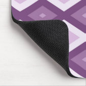 Lila Rautenmuster Mousepad (Ecke)