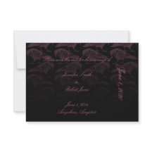 Lila Raven Gothic Wedding Save the Date