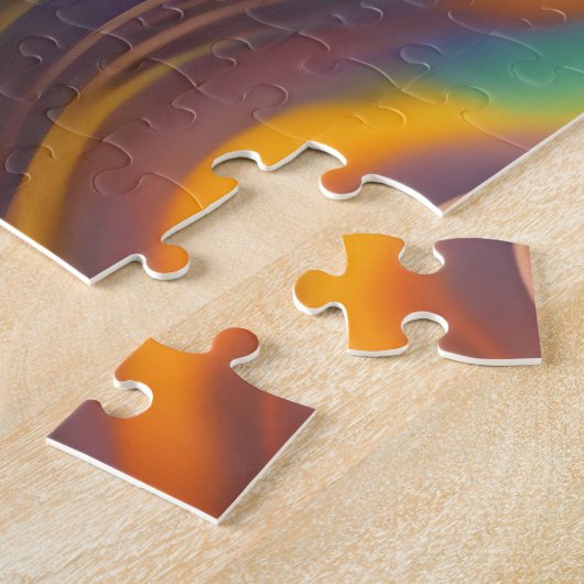 Lila Raven, Hintergrund für Nordlichter Puzzle (Seite)