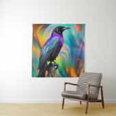 Lila Raven, Hintergrund für Nordlichter Wandteppich (Beispiel)