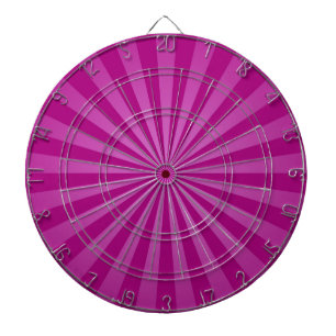Lila Rays Retro Stripes von Funky Dartscheibe