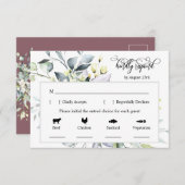 Lila Reaktion Karte 4 Wahl (Vorne/Hinten)