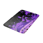 Lila Reben Bath Mat Badematte (Schrägansicht)