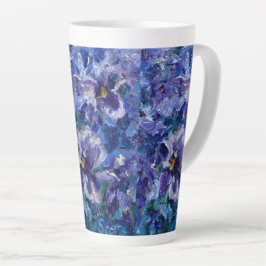 Lila Rechtsbehelf bei der Latte Tasse - 17oz (Rechte Ecke)