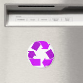 Lila Recycle Magnet (In Situ (Geschirrspüler))