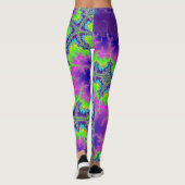 Lila Reef Starfish Leggings (Rückseite)