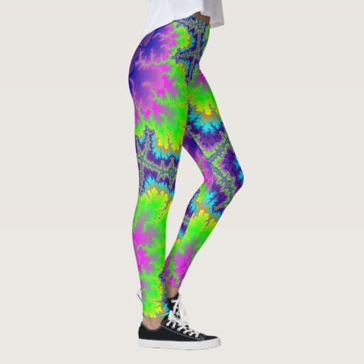 Lila Reef Starfish Leggings (Rechts)