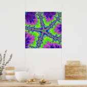 Lila Reef Starfish Poster (Küche)