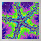 Lila Reef Starfish Poster (Vorne)