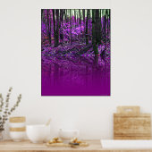 Lila Reflection Poster (Küche)