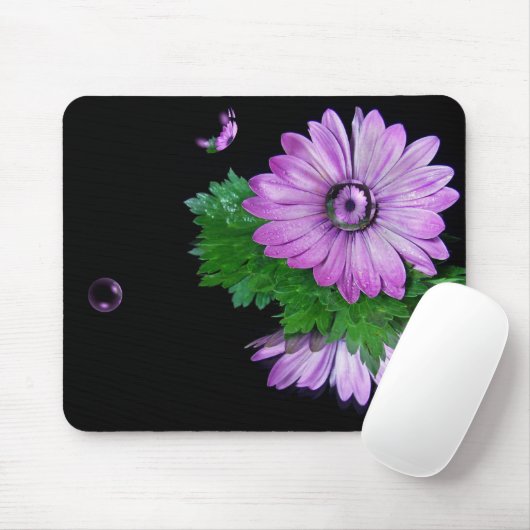 Lila Reflektion Mousepad (Mit Mouse)