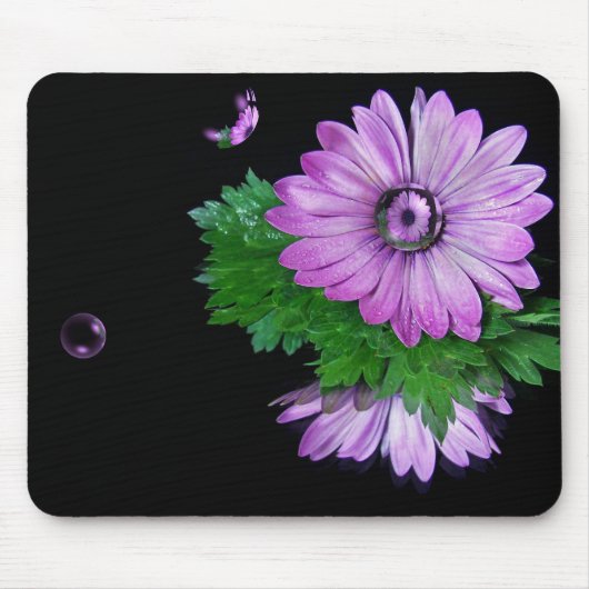 Lila Reflektion Mousepad (Vorne)