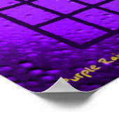 Lila Regen (Bb add9) Poster (Ecke)