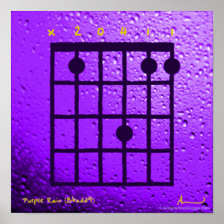 Lila Regen (Bb add9) Poster