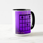 Lila Regen (Bb add9) Tasse (VorderseiteRechts)