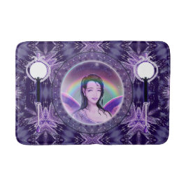 Lila Regen Fairy Bath Mat Badematte