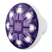 Lila Regen Fairy Keramik Knob Keramikknauf (Rechts)