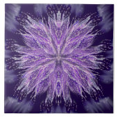 Lila Regen Fairy Keramik Tile Fliese (Vorderseite)