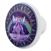 Lila Regen Fairy Keramikknauf (Rechts)