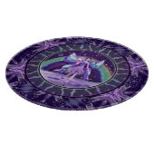 Lila Regen Fairy Schneidebrett (Ecke)