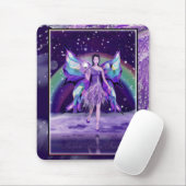 Lila Regen Fee Mauspad (Mit Mouse)
