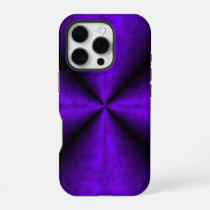 Lila Regenbogen bei Elephant Skin Leather Optik iPhone 16 Pro Hülle