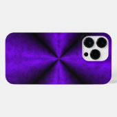 Lila Regenbogen bei Elephant Skin Leather Optik iPhone Hülle (Rückseite (Horizontal))