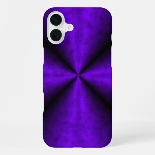 Lila Regenbogen bei Elephant Skin Leather Optik iPhone 16 Plus Hülle