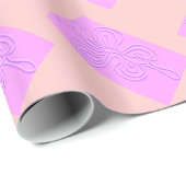 Lila "Regenbogen"-Schmetterling Geschenkpapier (Rolleneckpunkt)