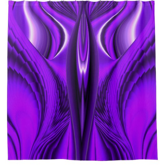 Lila Regenbogenträume , Engel Wings Duschvorhang (Vorderseite)