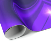 Lila Regenbogenträume, Zwei Sterne Geschenkpapier (Rolleneckpunkt)