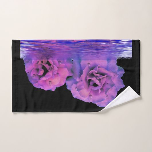 Lila Regenfälle - Badetuch-Set Badhandtuch Set (Handtuch)