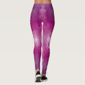 Lila Regenfälle Leggings (Rückseite)