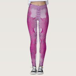 Lila Regenfälle Leggings