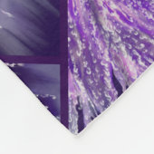 Lila Regenfee Fleecedecke (Ecke)