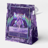 Lila Regenfee Geschenkschachtel (Rückseite)