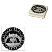 Lila Regenfee Gummistempel (Stempel)