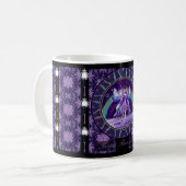 Lila Regenfee Kaffeetasse (Vorderseite Links)