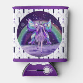 Lila Regenfee kann kühler werden Dosenkühler (Vorderseite)